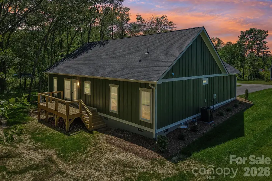 Exterior details and patio area of a home in , Hendersonville (Image 31).