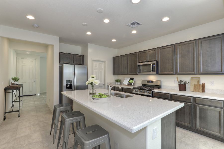 Representative furnished interior of a home built from the Chatsworth by Beazer Homes in Acacia Foothills at Estrella: Acacia Foothills II, Goodyear (Image 6).