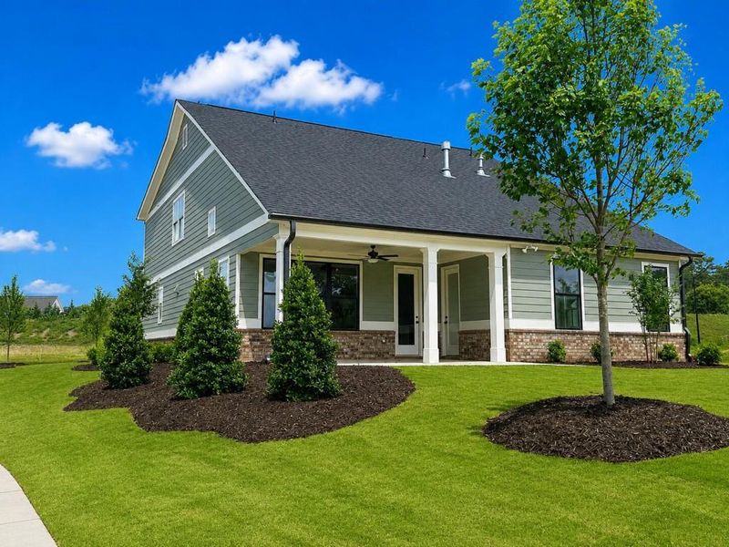 Exterior details and patio area of a home in Livingstone Park, Kennesaw (Image 3).