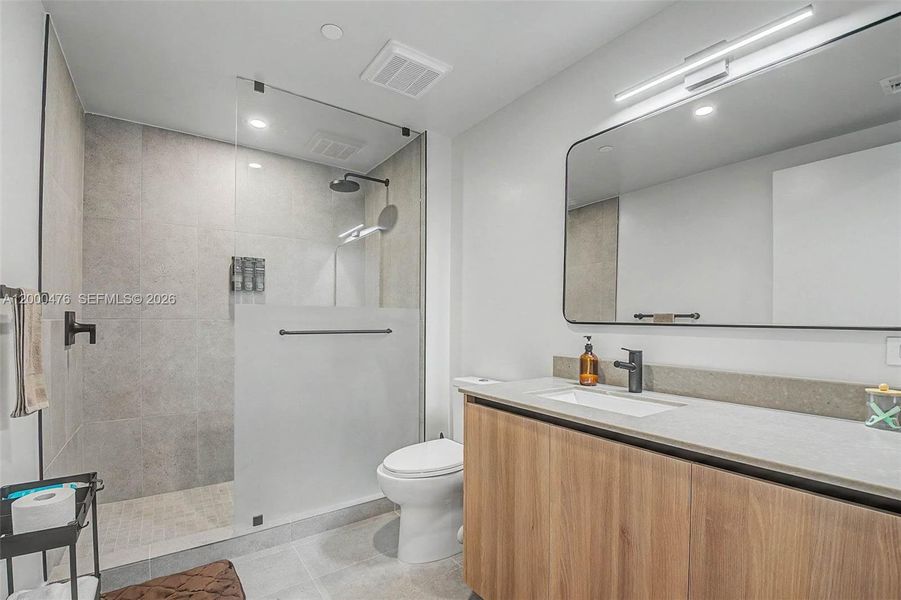 Furnished interior view inside a new home in , Miami (Image 11).