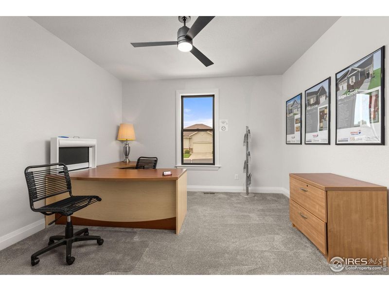 Furnished interior view inside a new home in Cottages at Kelly Farm, Greeley (Image 13).