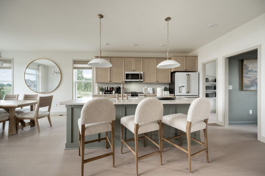 Representative furnished interior of a home built from the Avery by Fischer Homes in Twin Lakes, Hoschton (Image 13).
