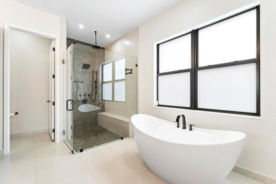 Furnished interior view inside a new home in , Palm Beach Gardens (Image 17).