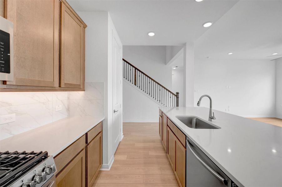 Furnished interior view inside a new home in , League City (Image 10).