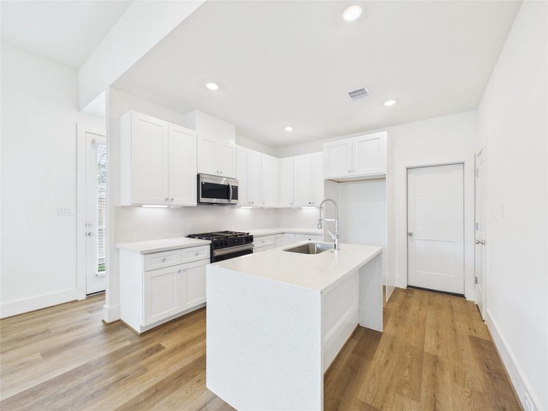 Furnished interior view inside a new home in , Houston (Image 7).