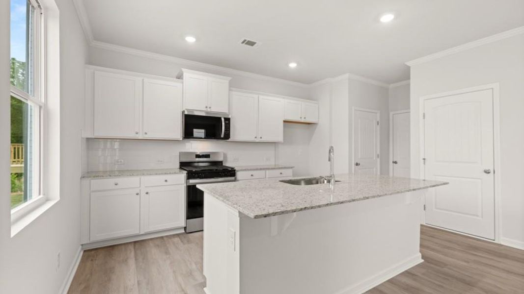 Furnished interior view inside a new home in Sheffield Highlands, Dallas (Image 11).