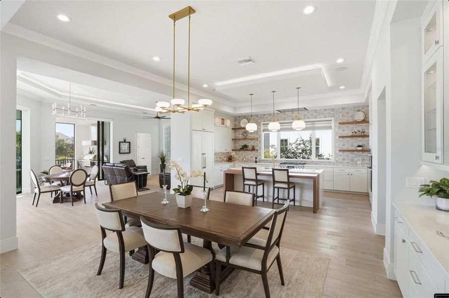 Furnished interior view inside a new home in , Parrish (Image 45).