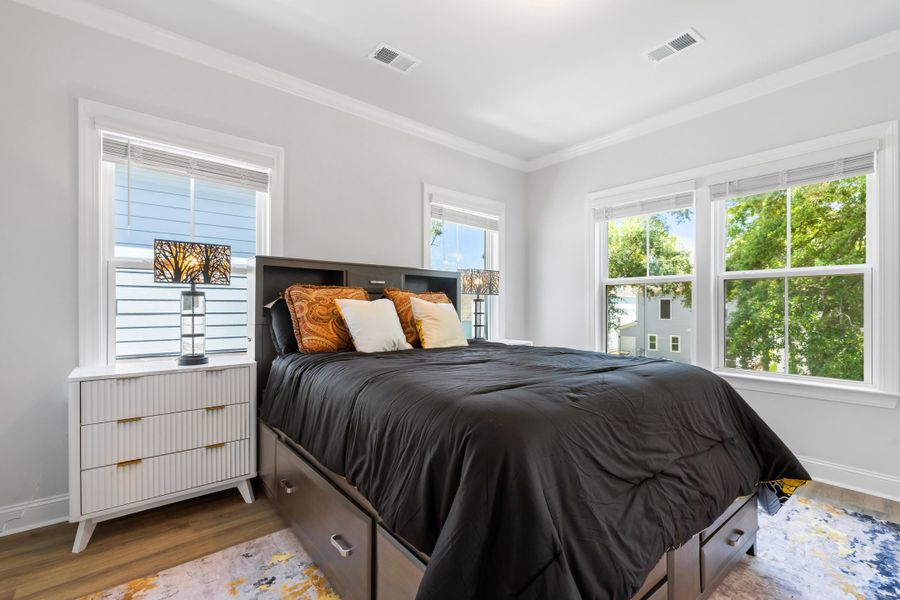 Furnished interior view inside a new home in Oak Bluff, Charleston (Image 8).