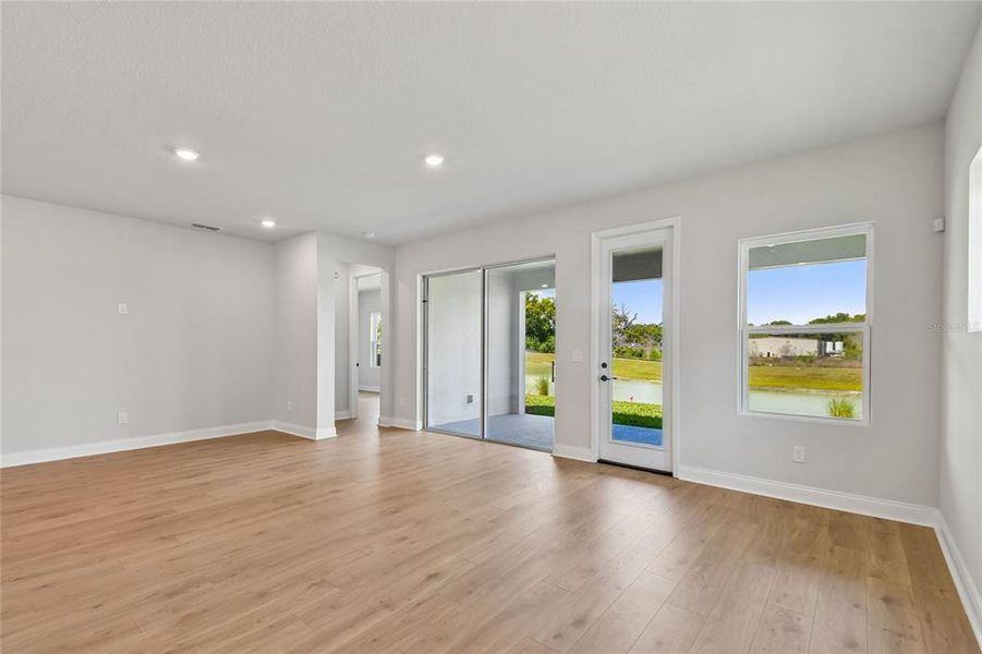 Spacious, unfurnished interior of a new home in Oakfield at Mount Dora Village Series, Mount Dora (Image 19). Spacious, unfurnished interior of a new home in Oakfield at Mount Dora Village Series, Mount Dora (Image 19).