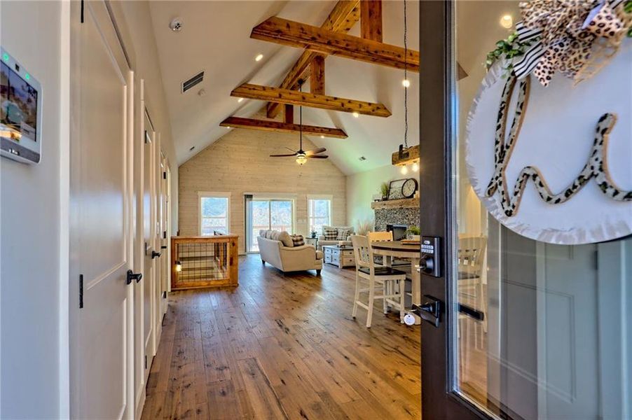 Furnished interior view inside a new home in , Hiawassee (Image 35).