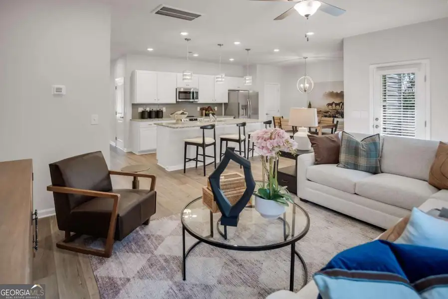Furnished interior view inside a new home in Stonebridge North, Macon (Image 4).