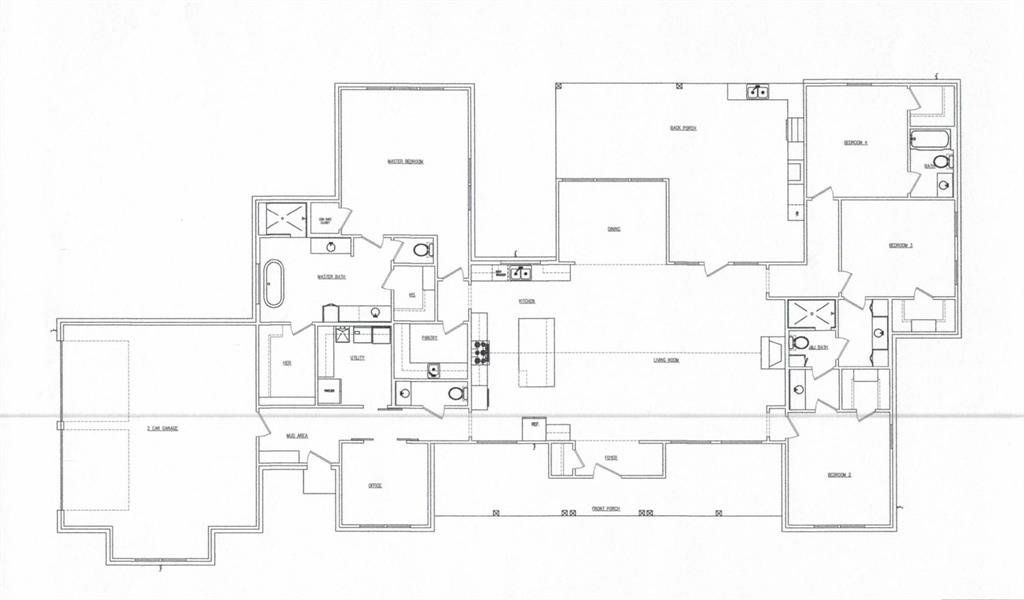 Floor plan Option 3: Total square foot under roof is 4930 and price for this plan at this location is $727,319.