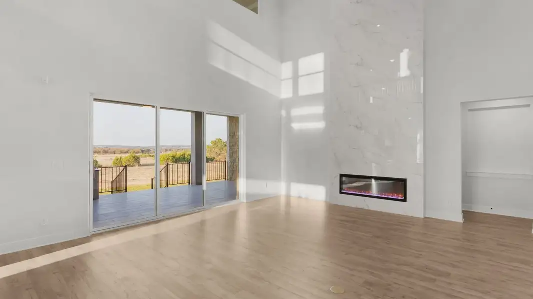 Representative unfurnished interior of a home built from the Merritt by Chesmar Homes in Feathergrass, Florence (Image 23).