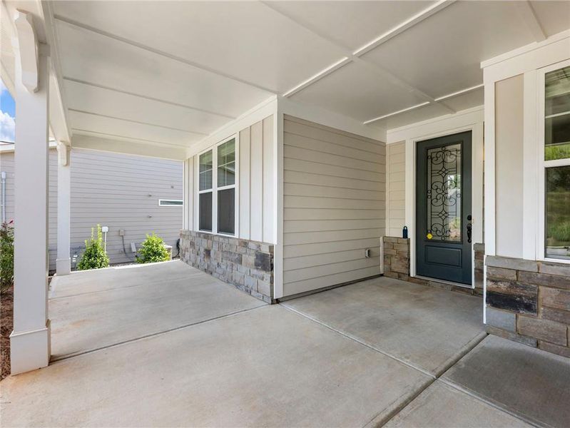 Exterior details and patio area of a home in , Hoschton (Image 25). Exterior details and patio area of a home in , Hoschton (Image 25).