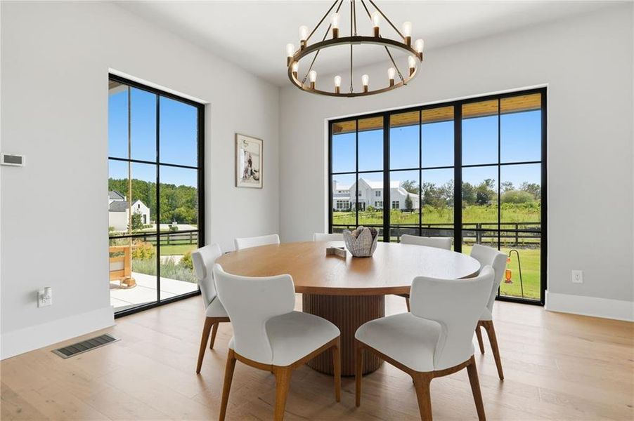 Furnished interior view inside a new home in , Cumming (Image 7). Furnished interior view inside a new home in , Cumming (Image 7).