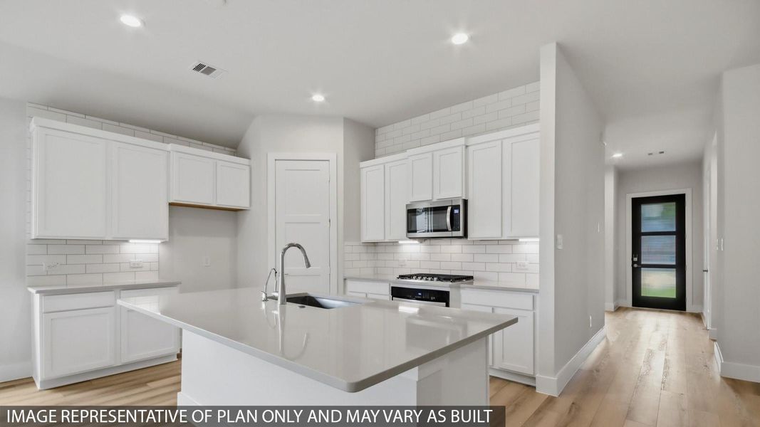 Furnished interior view inside a new home in Hills of Westlake, Conroe (Image 5).