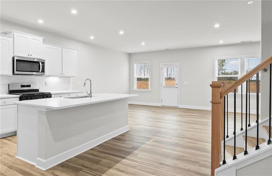 Furnished interior view inside a new home in Anderson Point, McDonough (Image 2). Furnished interior view inside a new home in Anderson Point, McDonough (Image 2).
