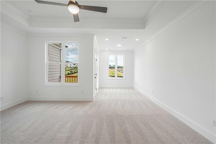 Spacious, unfurnished interior of a new home in Waterhaven, Cumming (Image 48).
