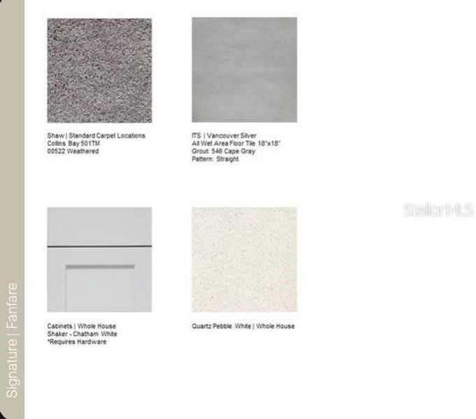 Sample of building materials used in homes in Palm Wind, Hudson (Image 18).
