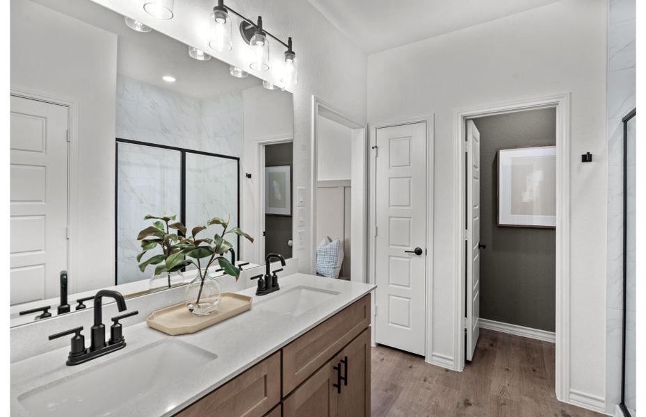 Representative furnished interior of a home built from the Emory by Pulte Homes in Nopal Valley, San Antonio (Image 25). Representative furnished interior of a home built from the Emory by Pulte Homes in Nopal Valley, San Antonio (Image 25).