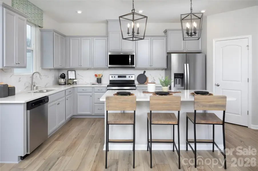 Furnished interior view inside a new home in Cheyney, Charlotte (Image 9).