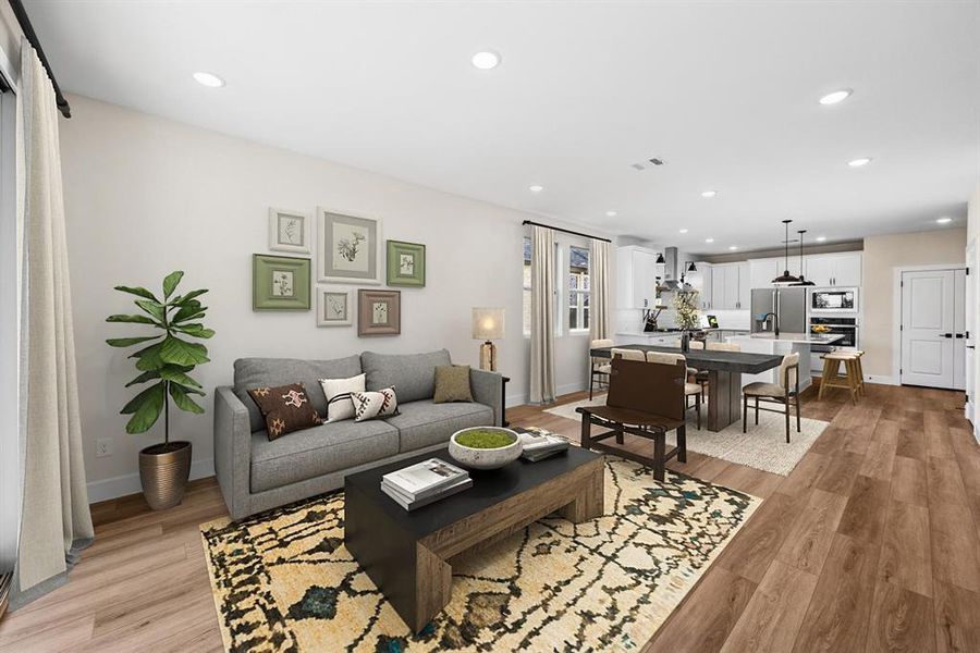 Furnished interior view inside a new home in Heritage Ranch, Sherman (Image 25). Furnished interior view inside a new home in Heritage Ranch, Sherman (Image 25).