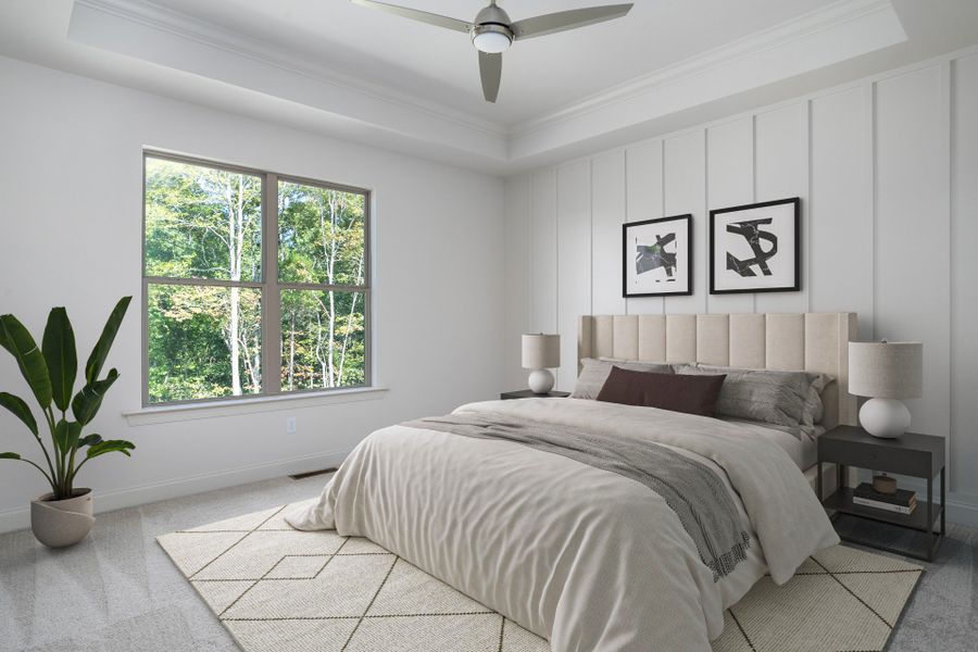 Representative furnished interior of a home built from the The Bayfield by Greentech Homes LLC in The Thicket at Sedman Hills, Hixson (Image 7).
