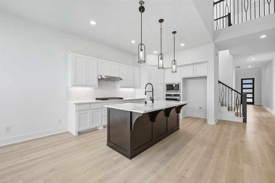 Furnished interior view inside a new home in Pecan Square: 50ft. lots, Northlake (Image 10). Furnished interior view inside a new home in Pecan Square: 50ft. lots, Northlake (Image 10).