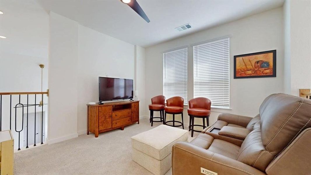 Furnished interior view inside a new home in Pecan Square: 40ft. lots, Northlake (Image 24).
