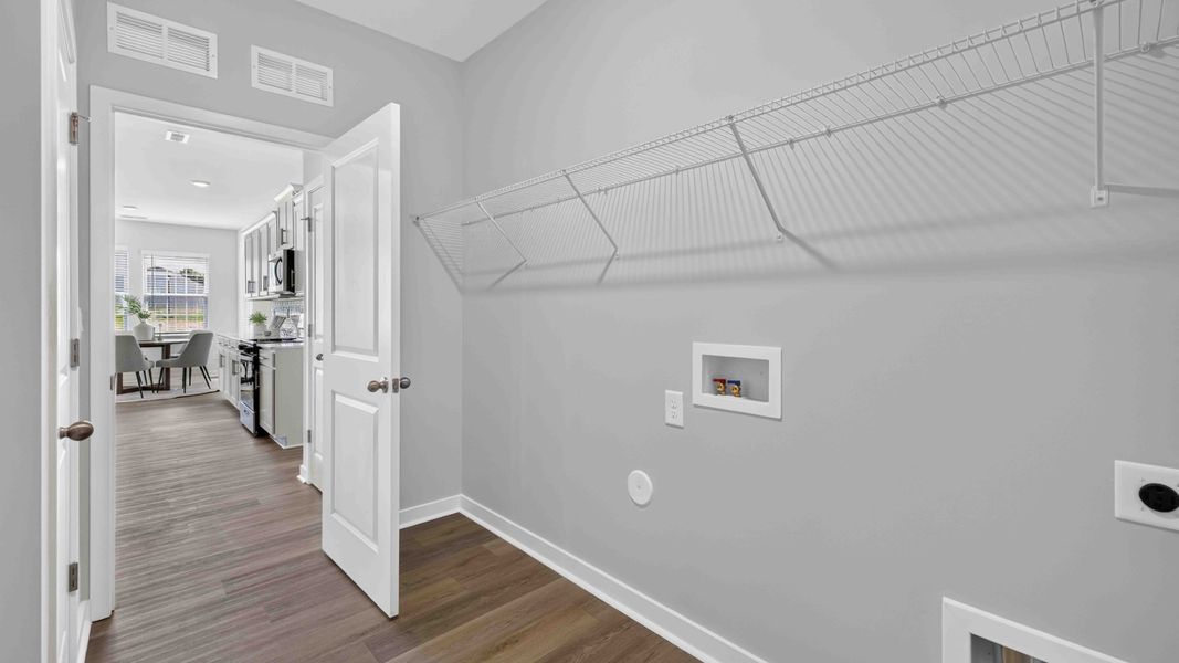 Spacious, unfurnished interior of a new home in Secrest Commons, Monroe (Image 17).