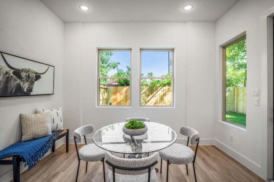 Furnished interior view inside a new home in , Houston (Image 12).