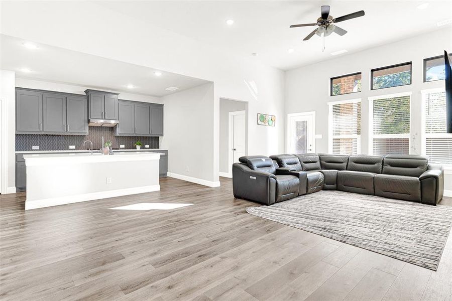 Furnished interior view inside a new home in , Little Elm (Image 7).