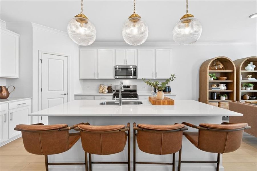Furnished interior view inside a new home in Linden Grove, Powder Springs (Image 20).