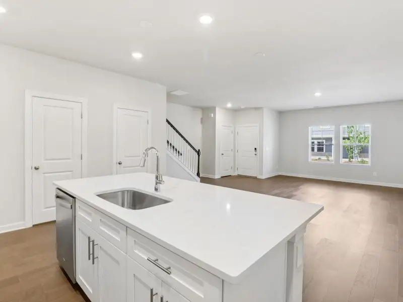Meal-prep just got easier with this oversized kitchen island. Meal-prep just got easier with this oversized kitchen island.