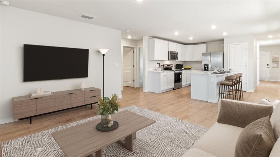 Furnished interior view inside a new home in Driftwood Bay, Port Charlotte (Image 4).