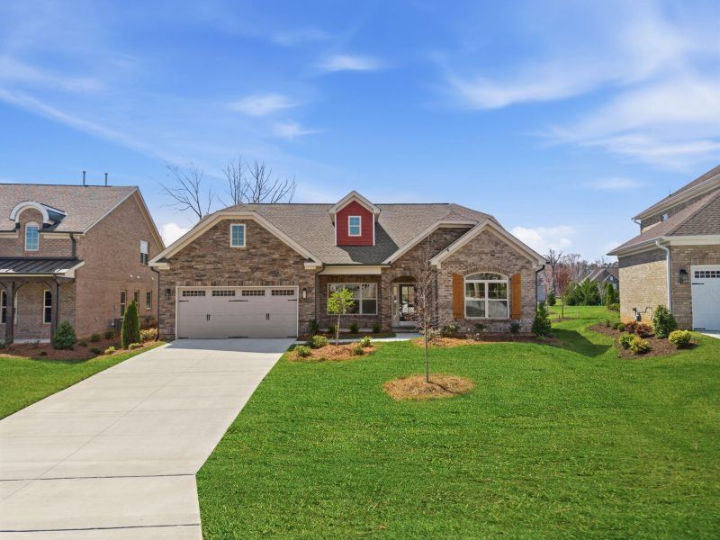 Representative exterior photo of a completed home built from the Cosmopolitan by Keystone Homes NC in Weybridge, Burlington, NC (Image 36). Representative exterior photo of a completed home built from the Cosmopolitan by Keystone Homes NC in Weybridge, Burlington, NC (Image 36).