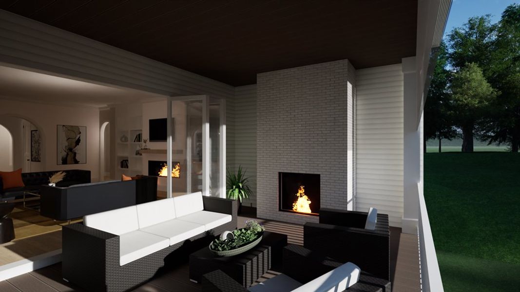 Representative furnished interior of a home built from the The Poppy by Ken Harvey Homes in Carriage Farms, Raleigh (Image 15).