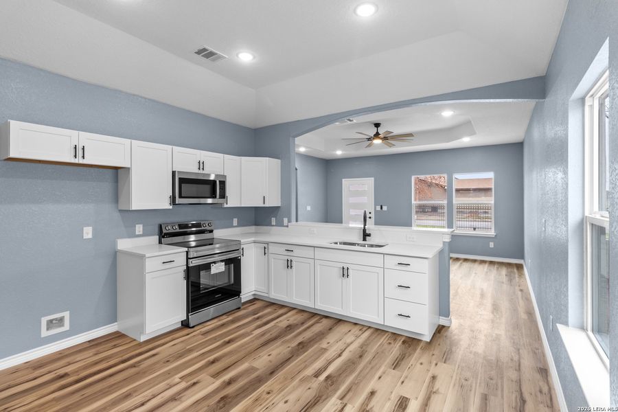 Furnished interior view inside a new home in , San Antonio (Image 9).
