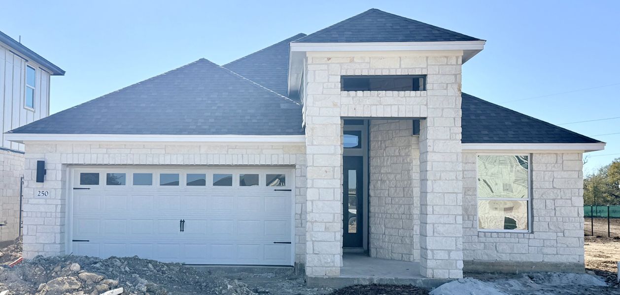 In-progress construction of a new home in Persimmon, Buda, TX (Image 4).