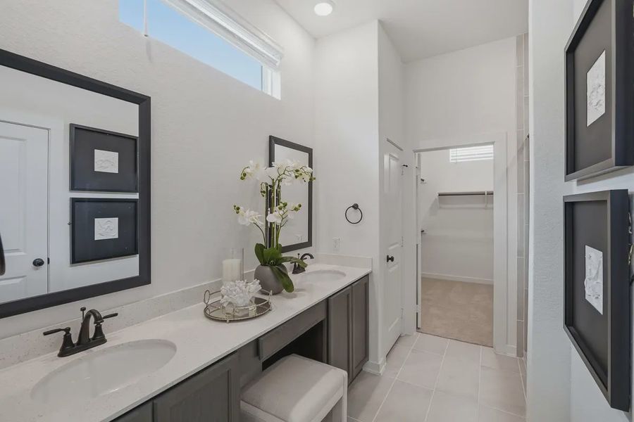 Furnished interior view inside a new home in The Crossvine, Schertz (Image 19).