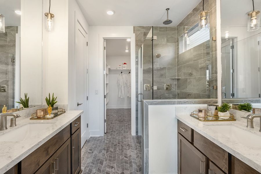 Furnished interior view inside a new home in Easton Park, Austin (Image 5).
