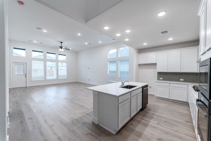 Furnished interior view inside a new home in Santa Rita Ranch, Liberty Hill (Image 6).
