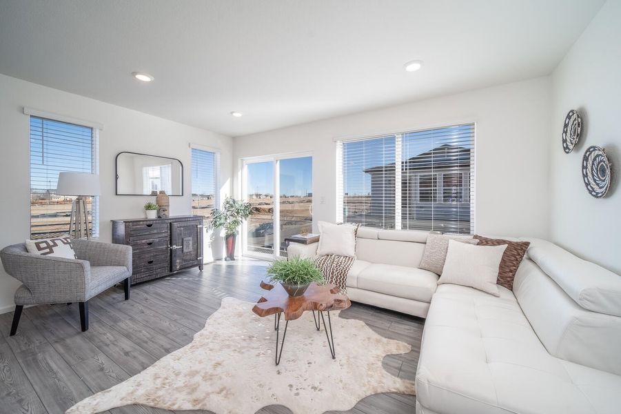 Furnished interior view inside a new home in Muegge Farms, Bennett (Image 13).