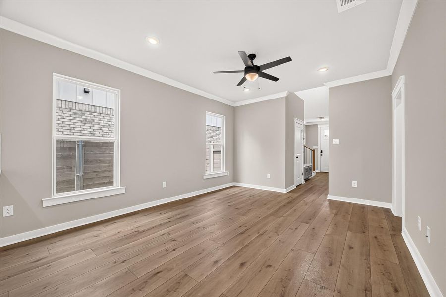Spacious, unfurnished interior of a new home in Two Step Farm, Montgomery (Image 38).
