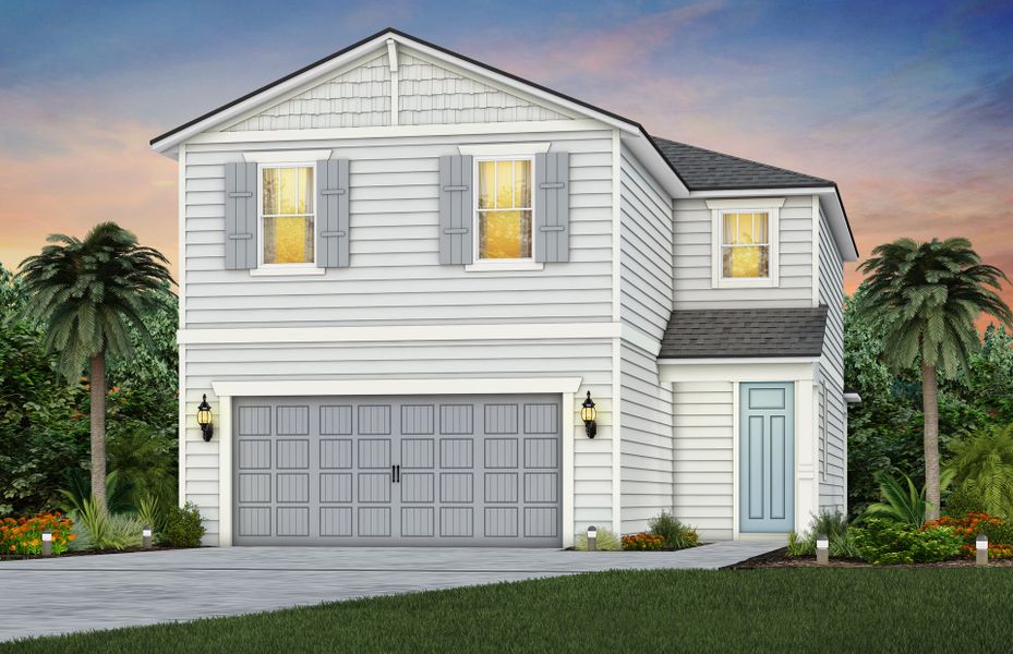 Representative exterior photo of a completed home built from the Trailside by Pulte Homes in Murray Farms, Middleburg, FL (Image 22).