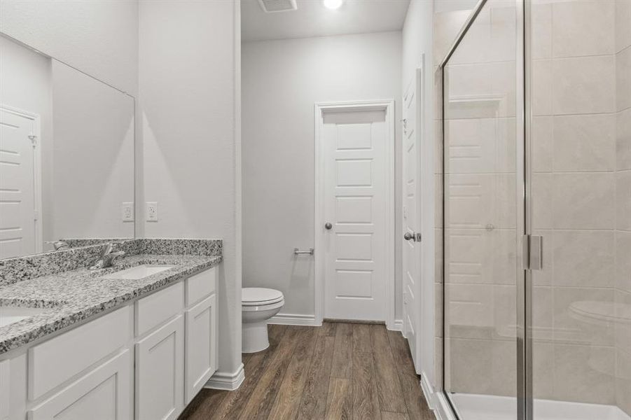 Furnished interior view inside a new home in Retreat at Fossil Creek, Fort Worth (Image 8).