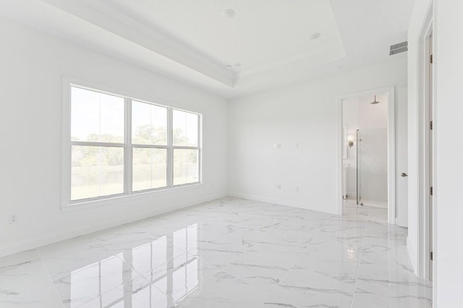 Spacious, unfurnished interior of a new home in Salerno Reserve - Single Family, Stuart (Image 42). Spacious, unfurnished interior of a new home in Salerno Reserve - Single Family, Stuart (Image 42).