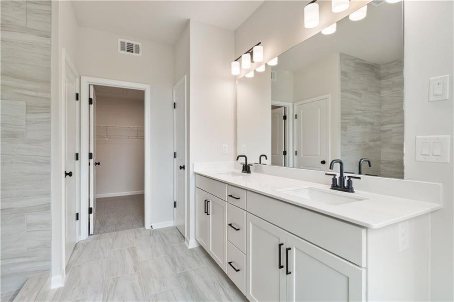 Furnished interior view inside a new home in Tiberon Woods, Cumming (Image 12).