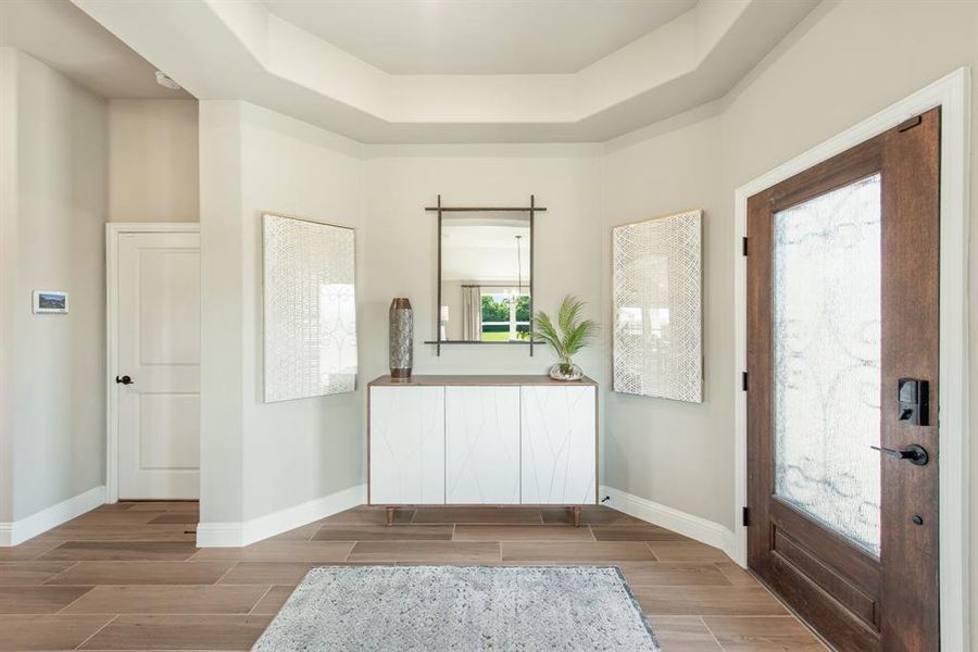 Furnished interior view inside a new home in West Crossing, Anna (Image 15). Furnished interior view inside a new home in West Crossing, Anna (Image 15).