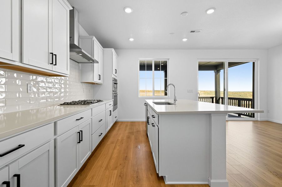 Furnished interior view inside a new home in Macanta, Castle Rock (Image 4).